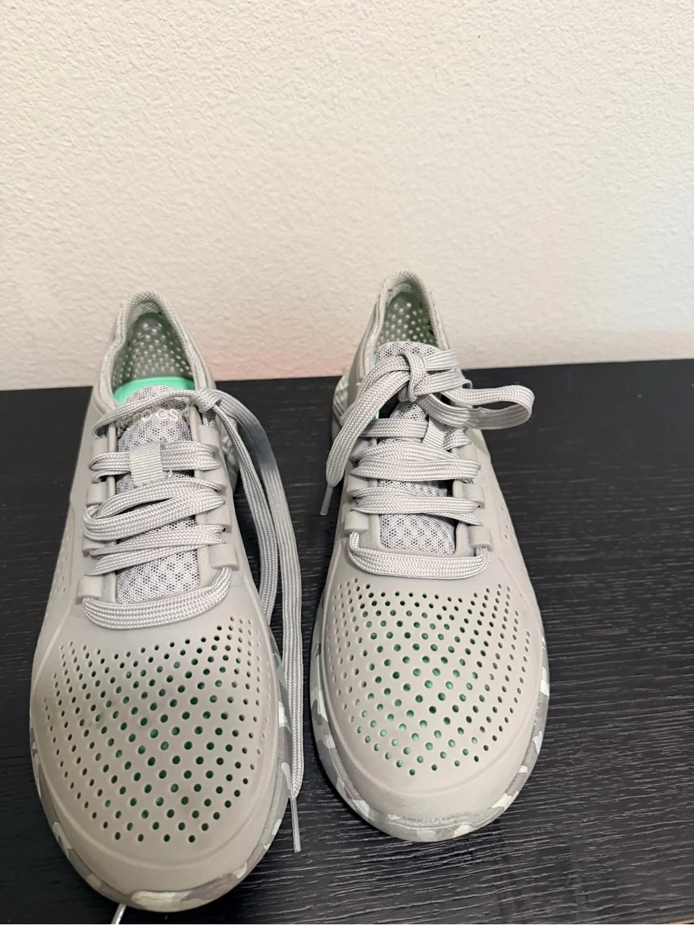 Men's Light Gray Breathable Casual Sneakers